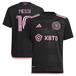 Adidas Inter Miami 2023/24 Away Messi Jersey Youth kids Large JE2009 560 NEW